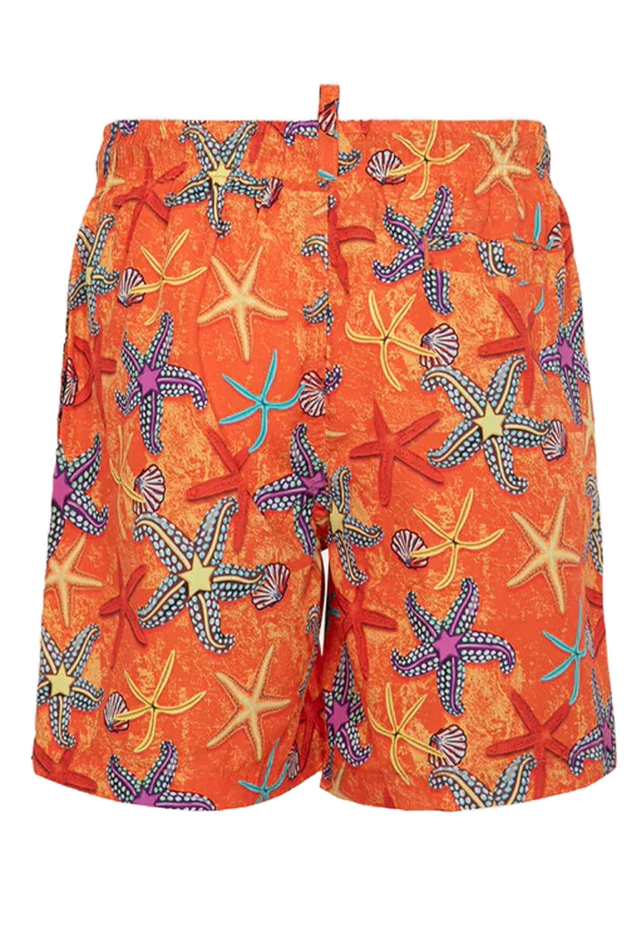 Costume boxer arancione per bambino