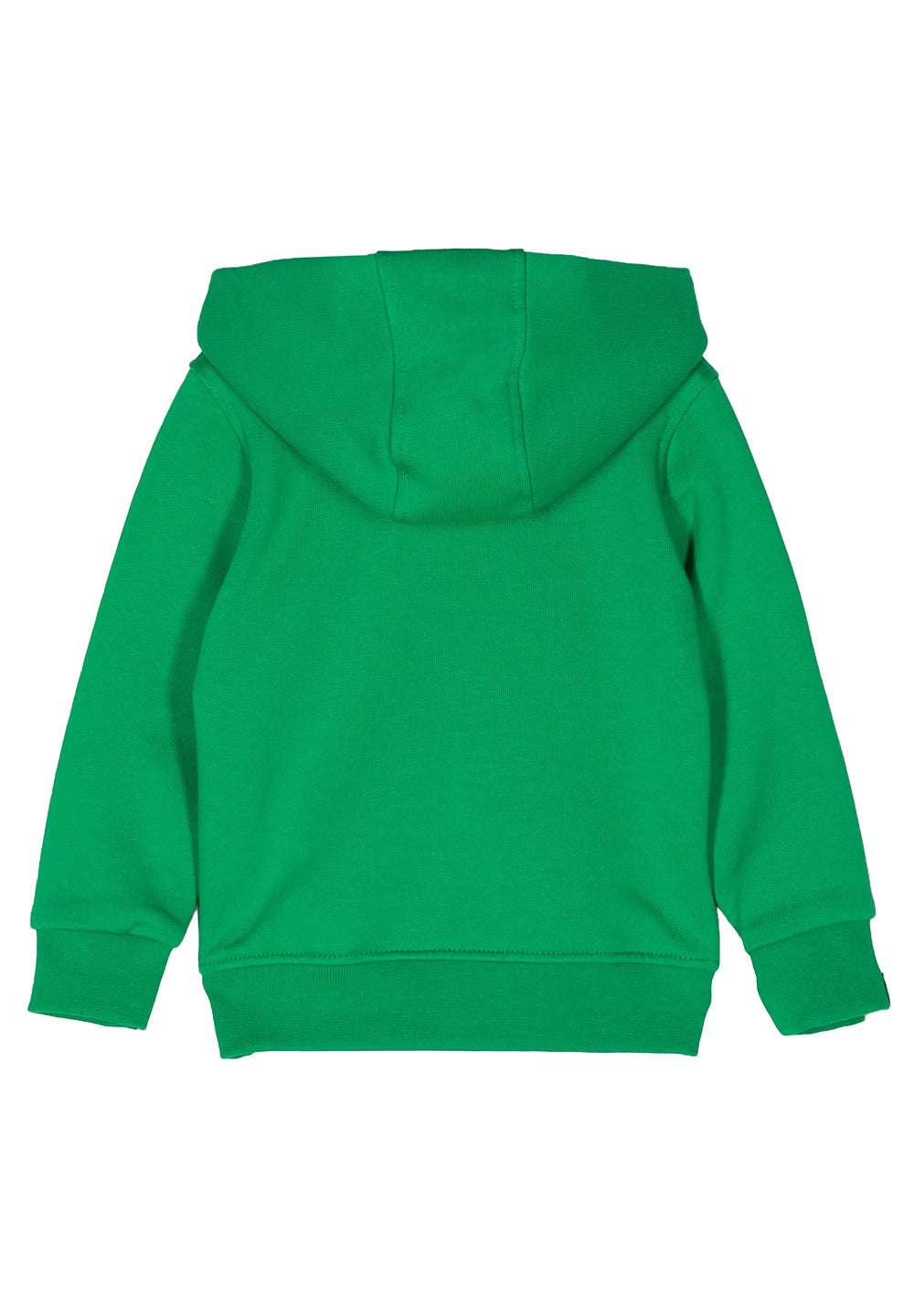 Felpa cappuccio verde unisex