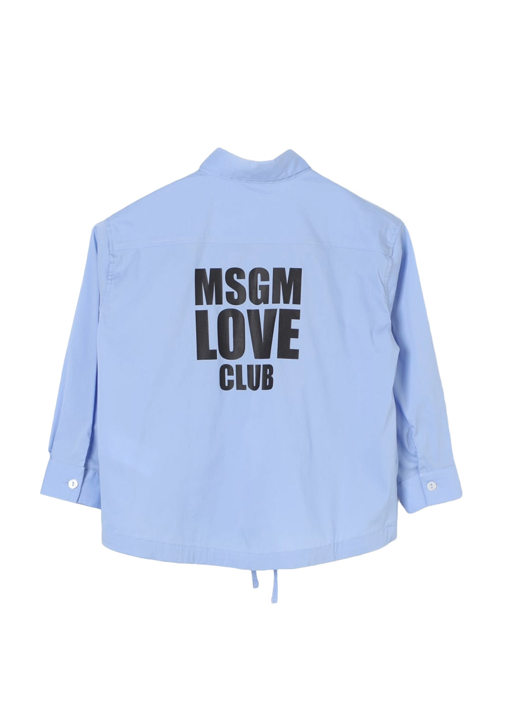 Chemise bleu clair pour fille