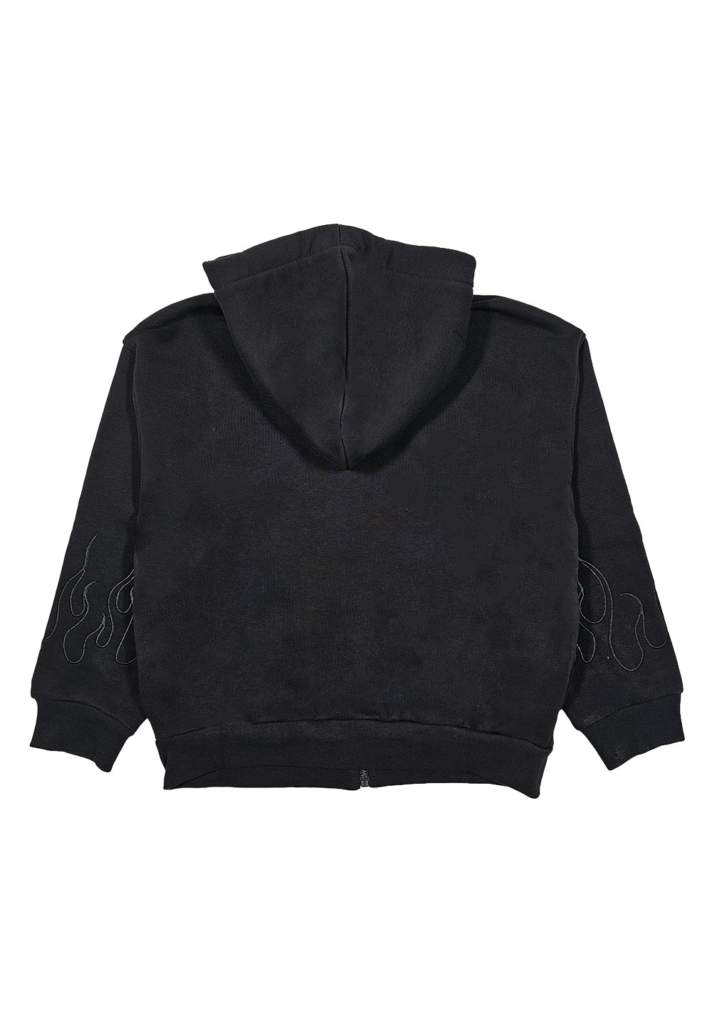 Schwarzes Sweatshirt mit Reißverschluss für Jungen