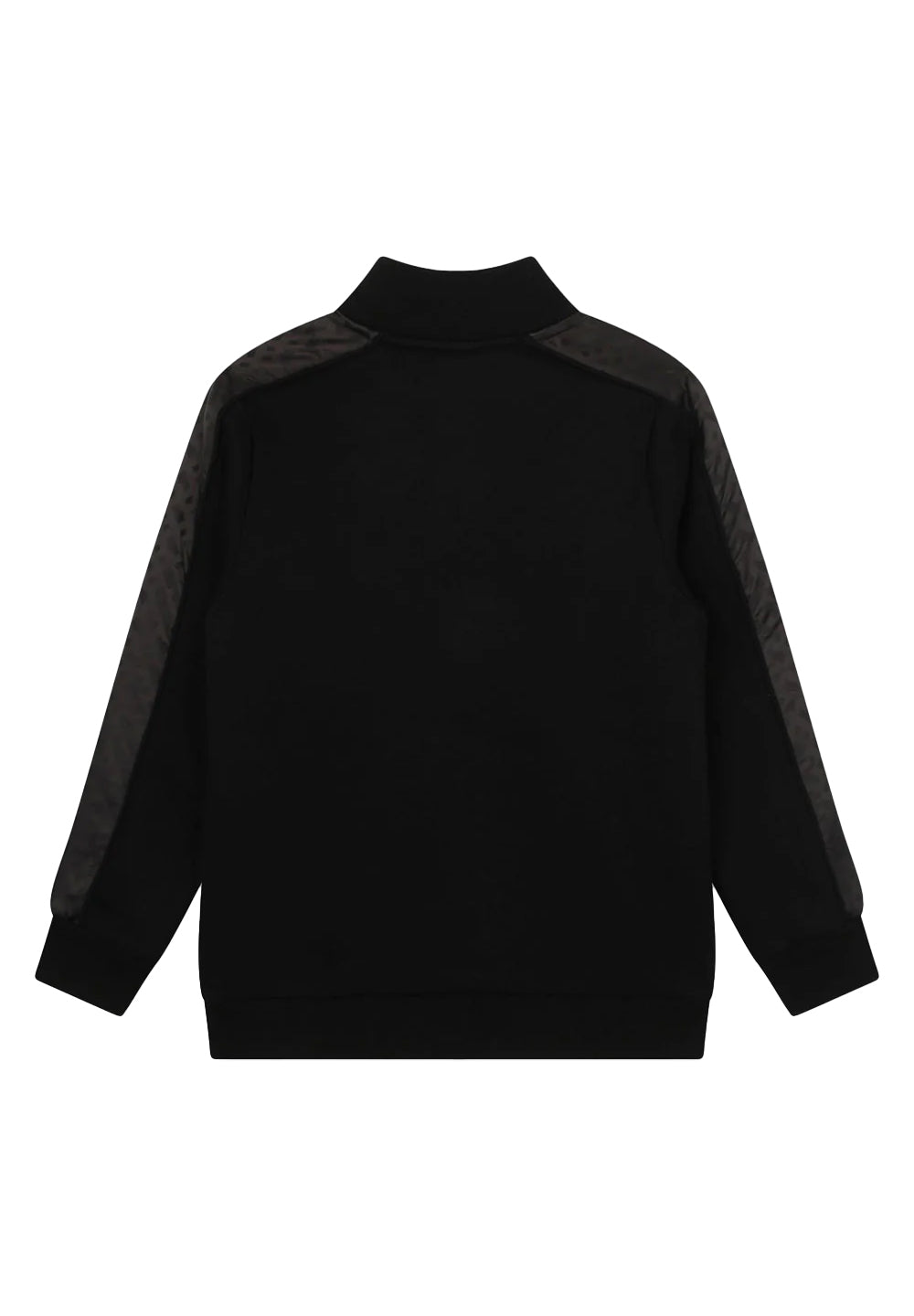 Schwarzes Sweatshirt mit Reißverschluss für Jungen