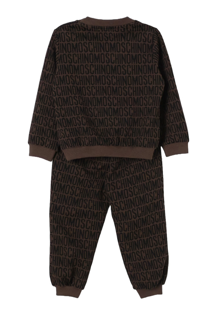 Ensemble sweat-shirt marron pour nouveau-né