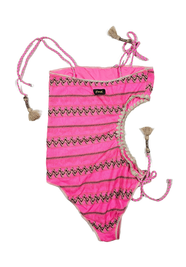 Costume intero rosa per bambina