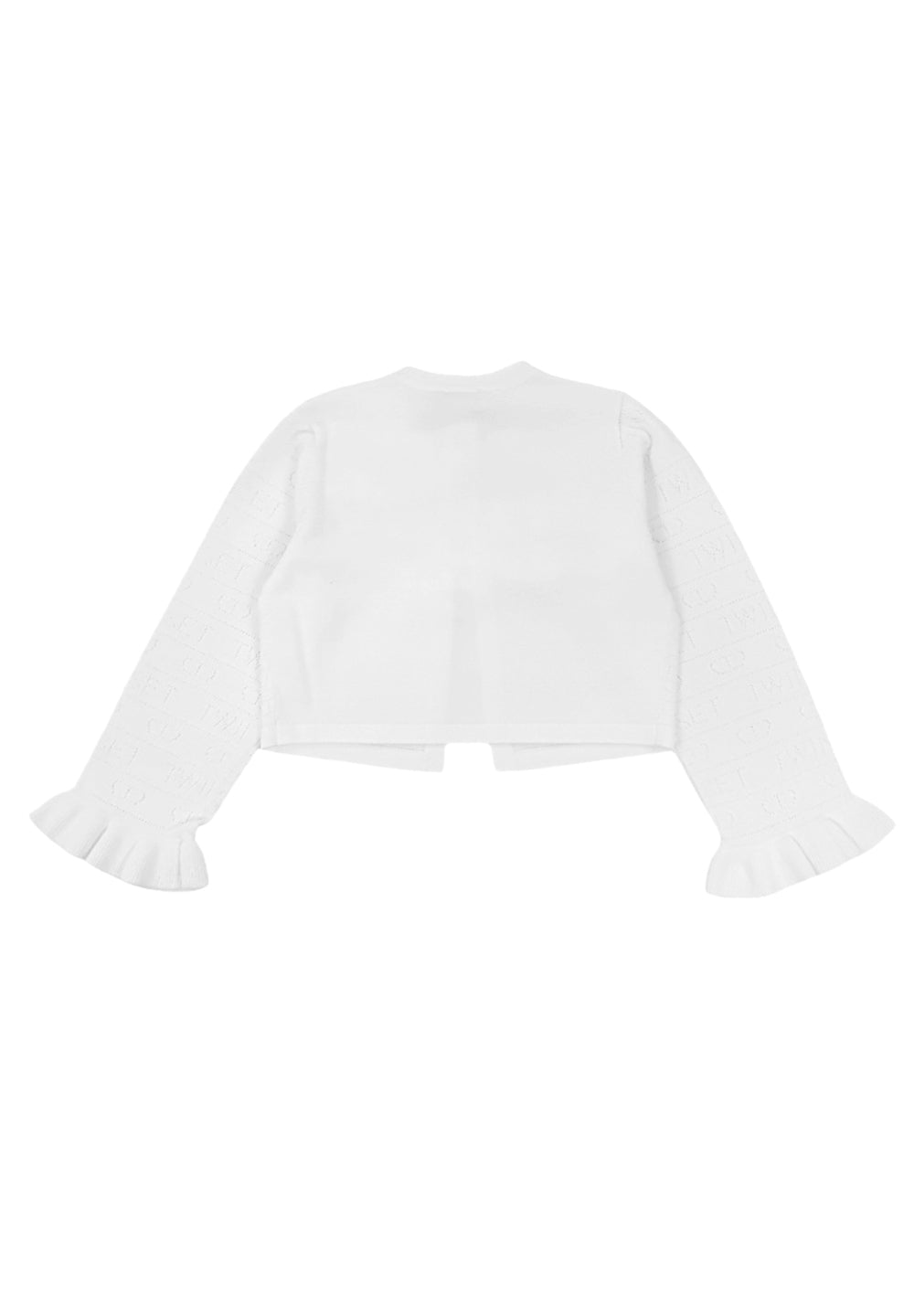 Cardigan bianco per bambina