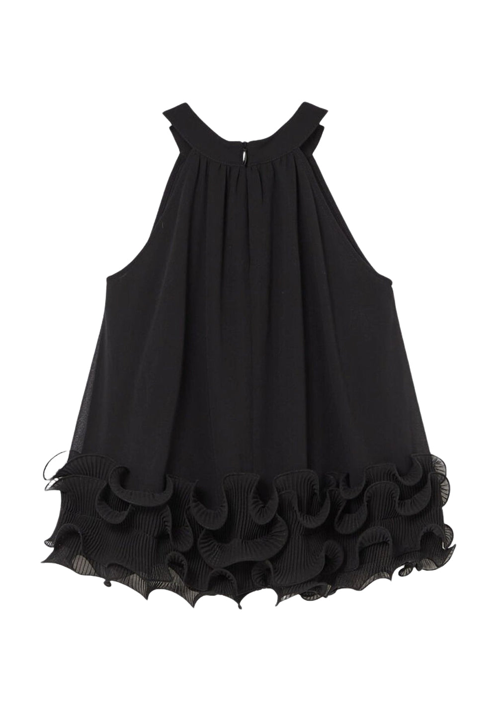 Top nero per bambina