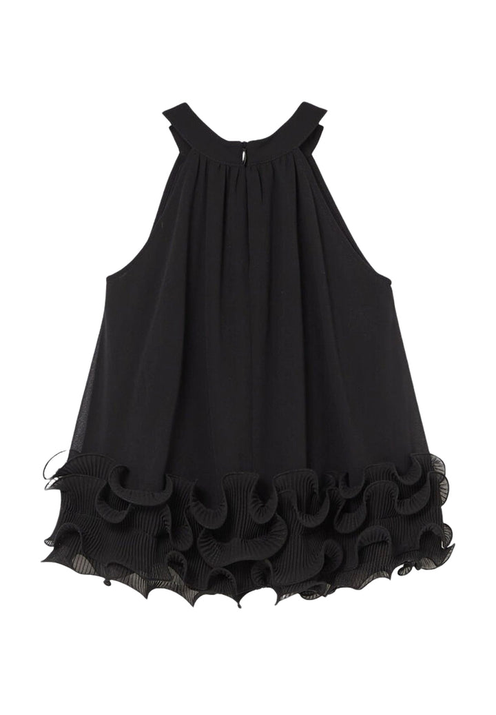 Top nero per bambina