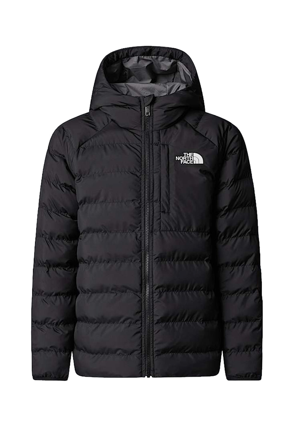 Veste réversible noir-gris pour enfant