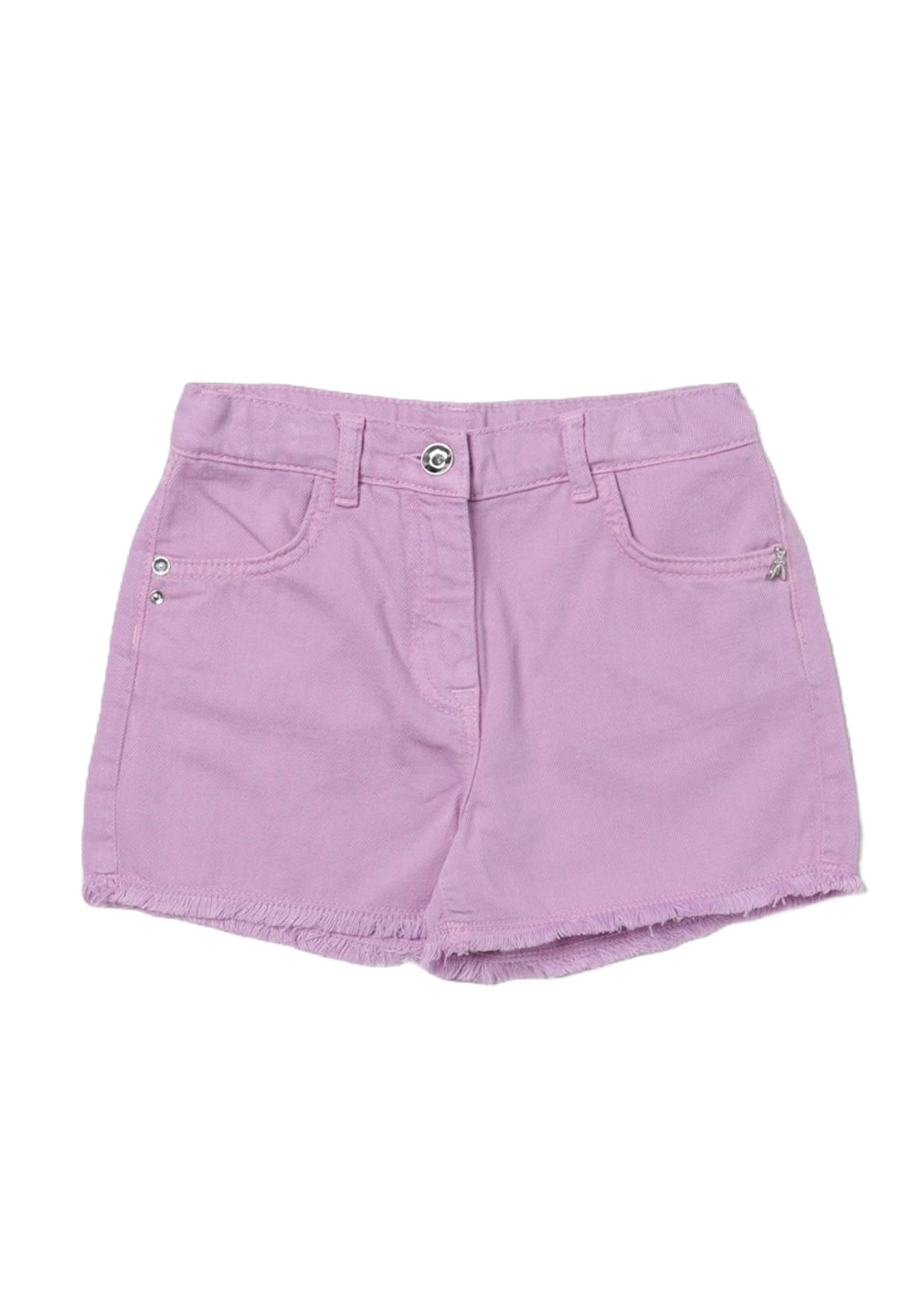Short en jean violet pour fille