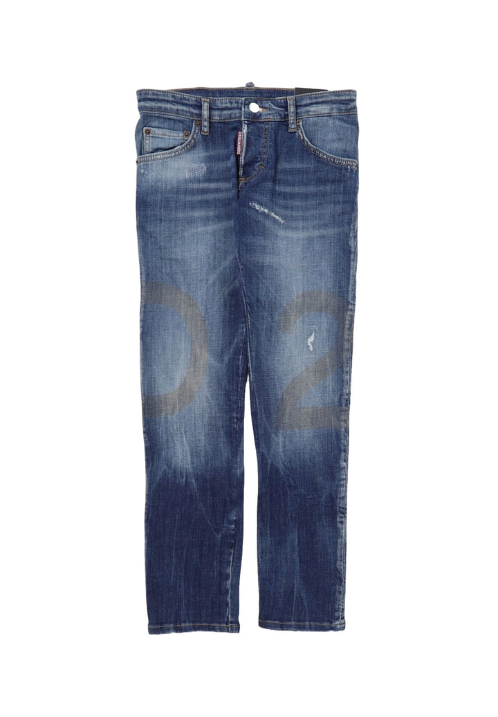 Jeans blu denim per bambino
