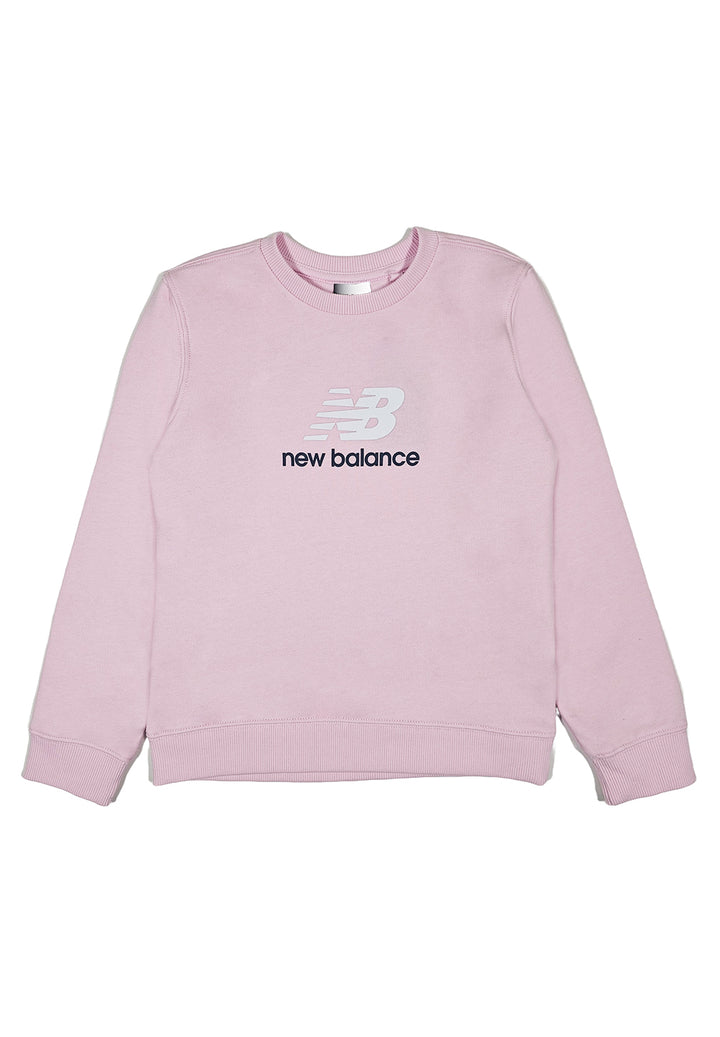 Rosa Sweatshirt mit Rundhalsausschnitt für Mädchen