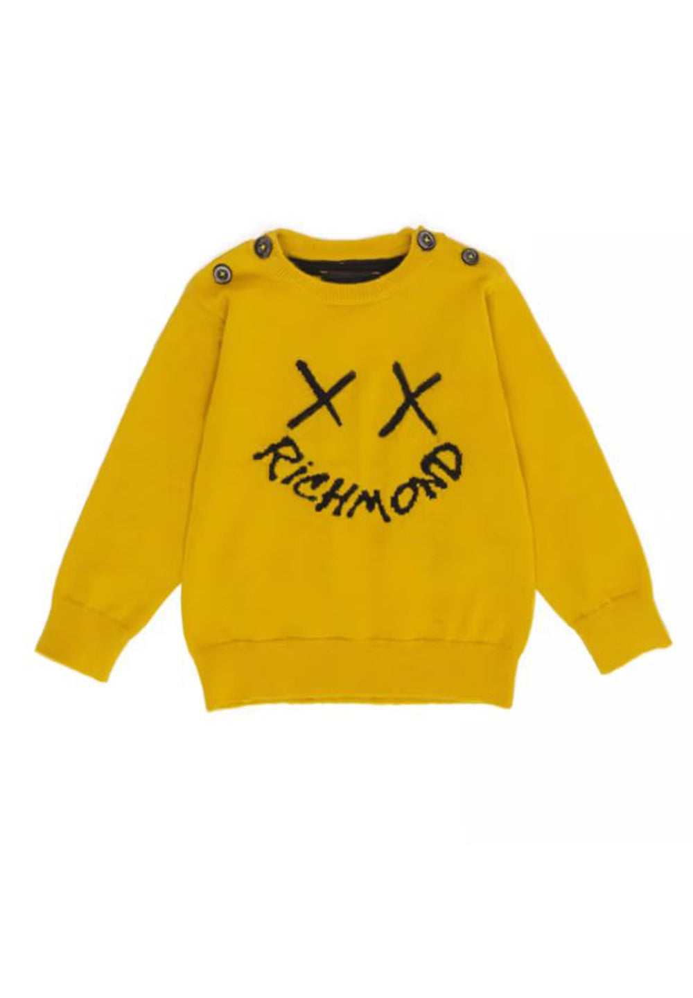Pull jaune moutarde pour nouveau-né