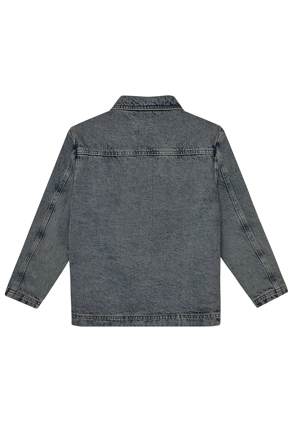 Giubbino blu denim per bambino