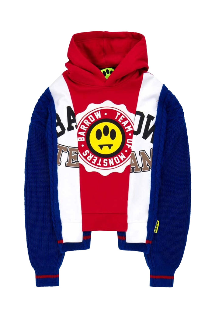 Felpa cappuccio multicolor per bambino