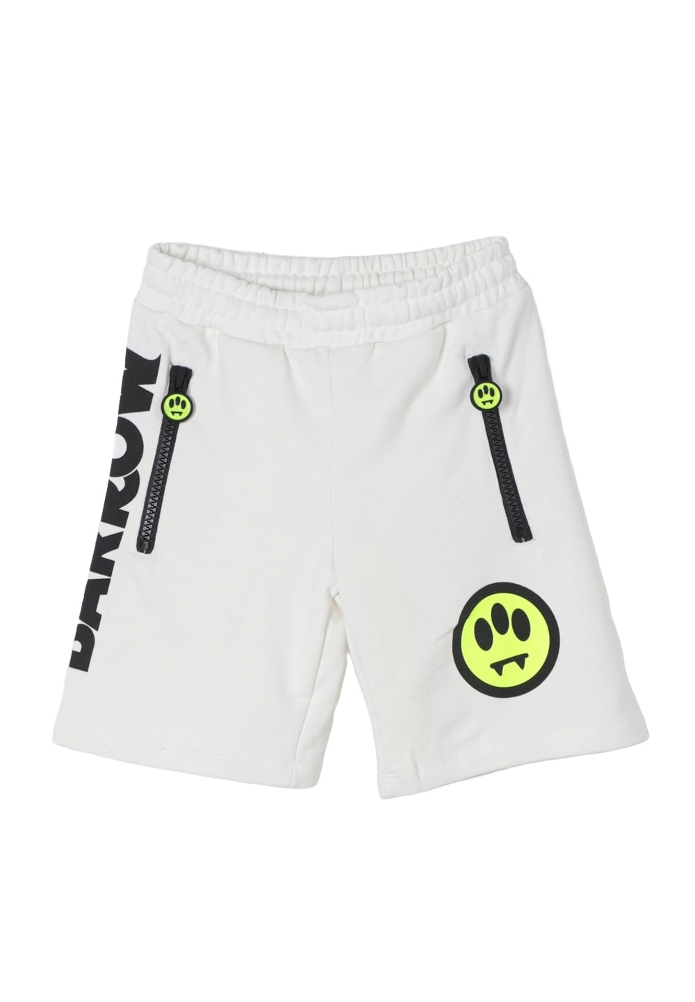 Bermuda felpa bianco per bambino