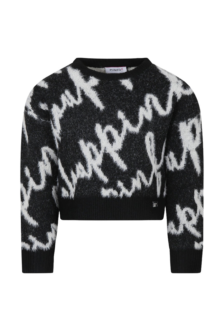 Maglione nero per bambina