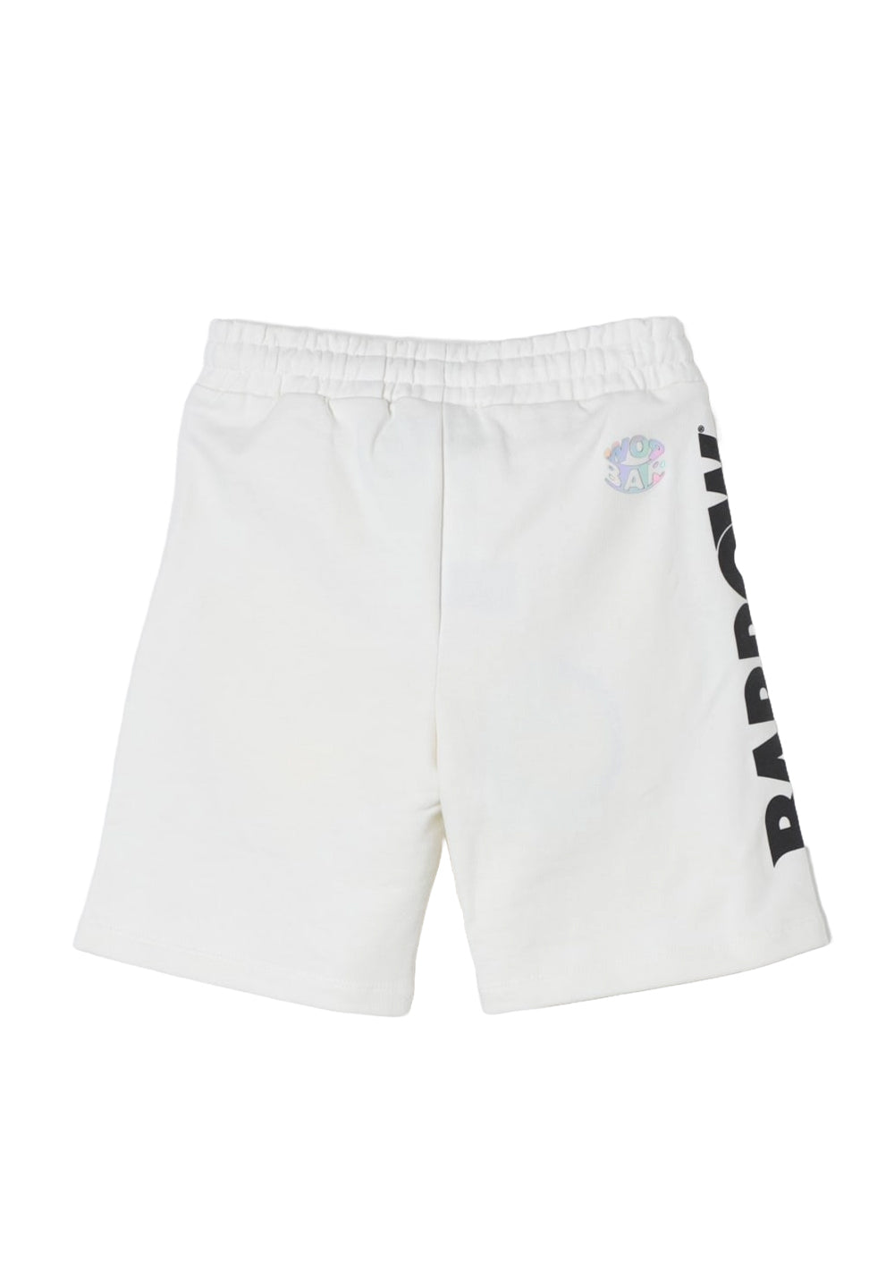 Bermuda felpa bianco per bambino