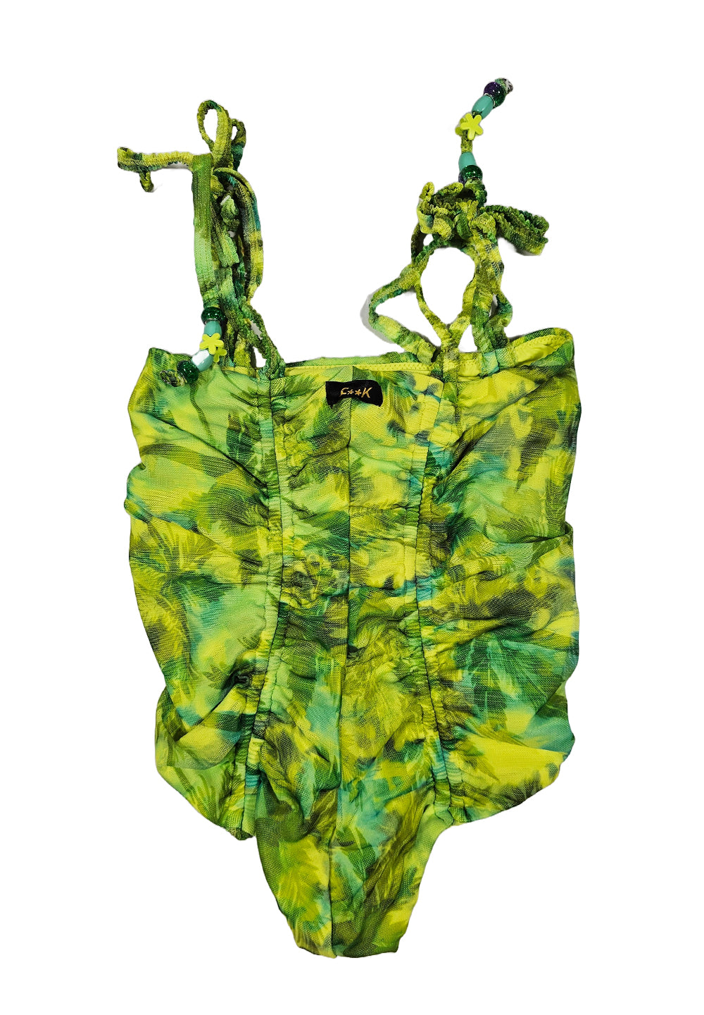 Costume intero verde per bambina