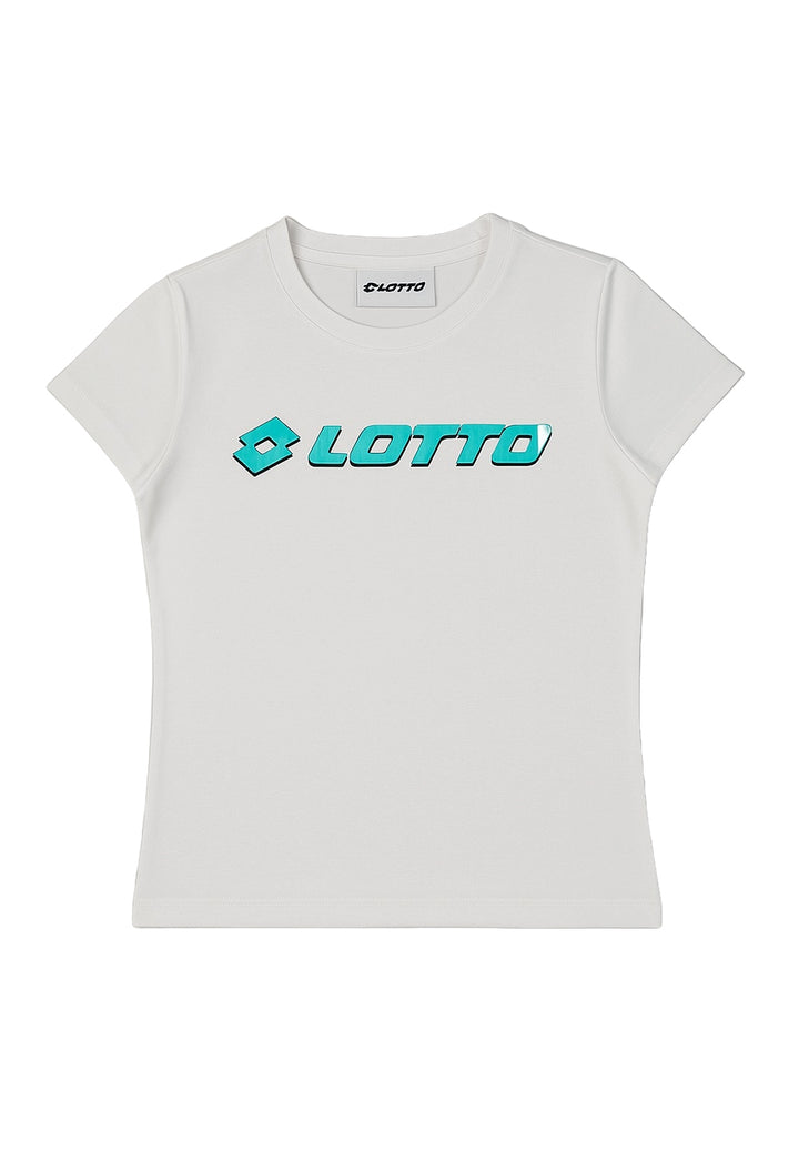 T-shirt bianca per bambina