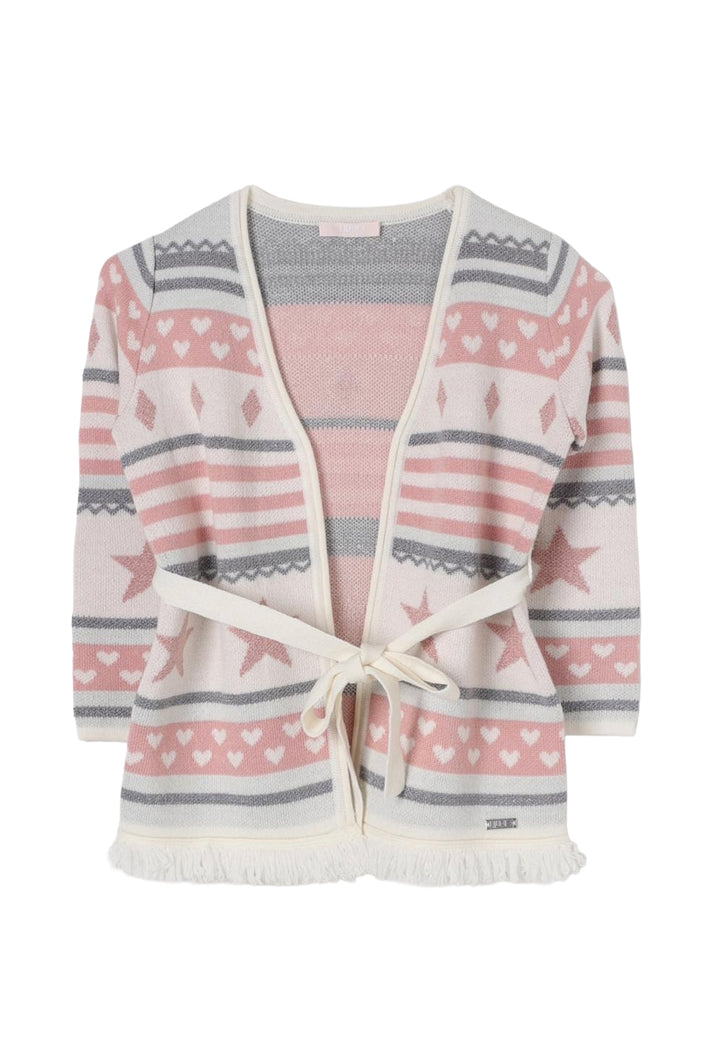 Cardigan multicolore pour fille