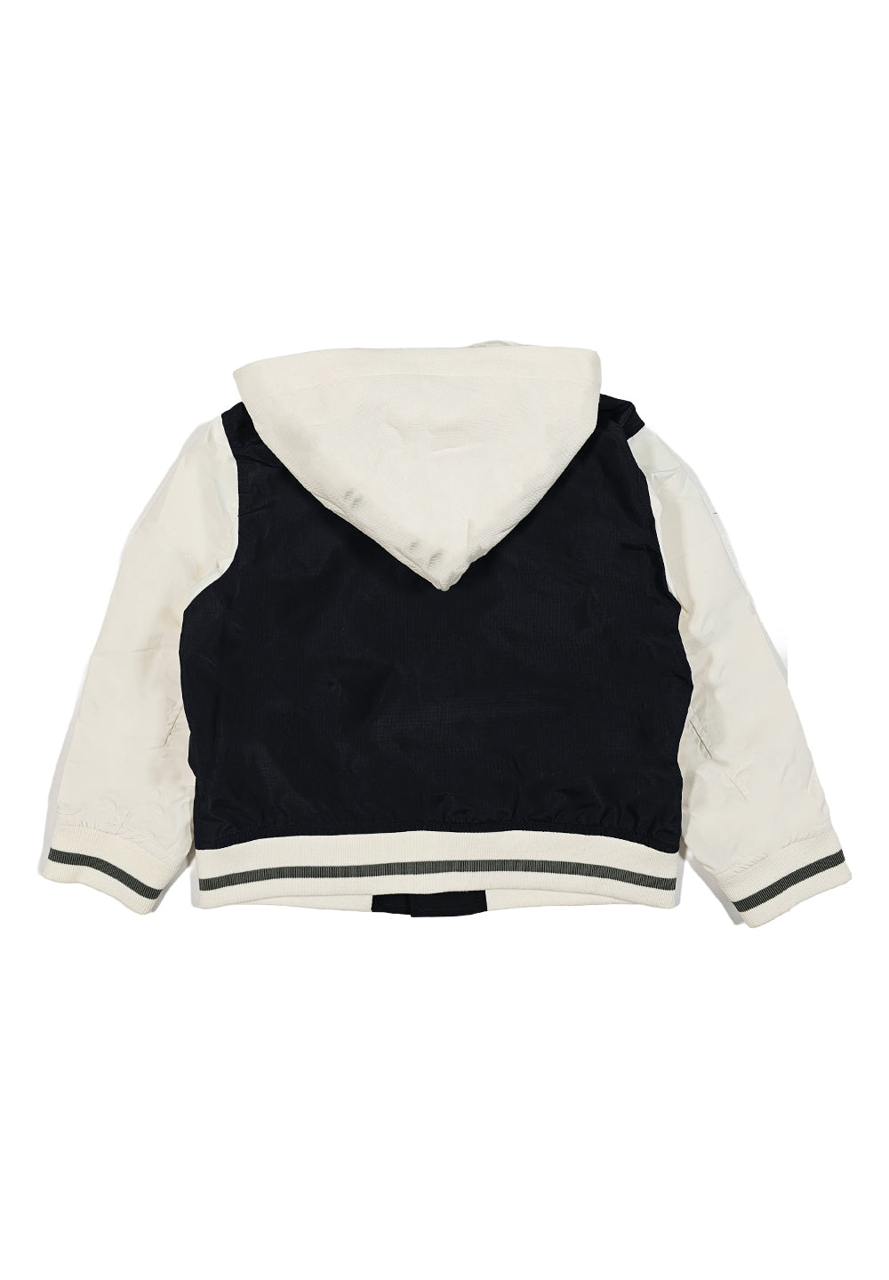 Schwarz-weiße Jacke für Neugeborene