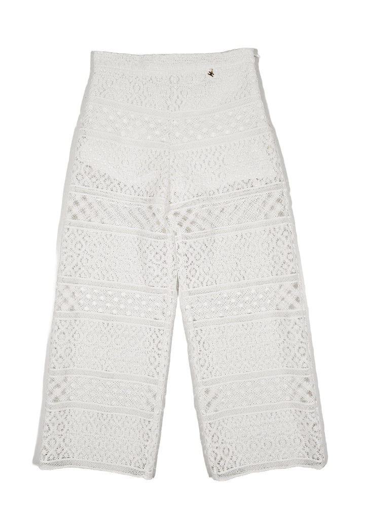 Pantalone bianco per bambina