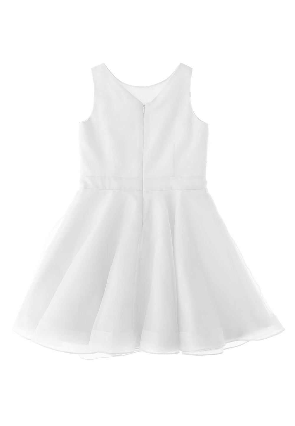 Robe en tulle blanc pour fille