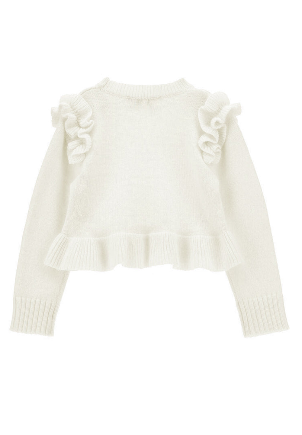 Cremefarbener Pullover für Babymädchen