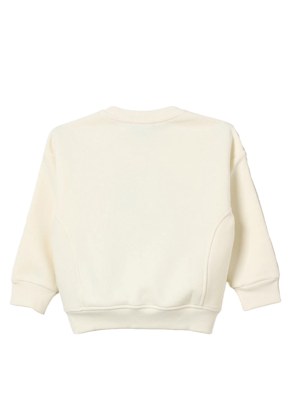 Sweat-shirt ras du cou crème pour enfant