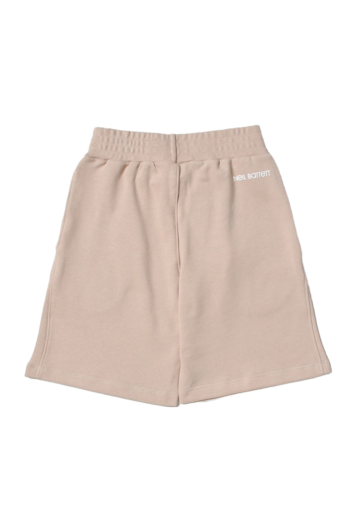 Bermuda felpa beige per bambino - Primamoda kids