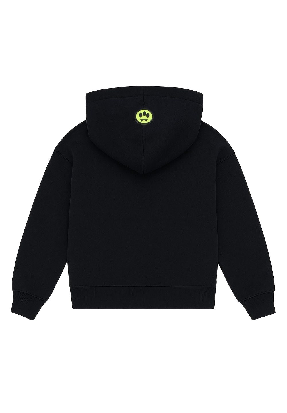 Felpa cappuccio nera per bambino