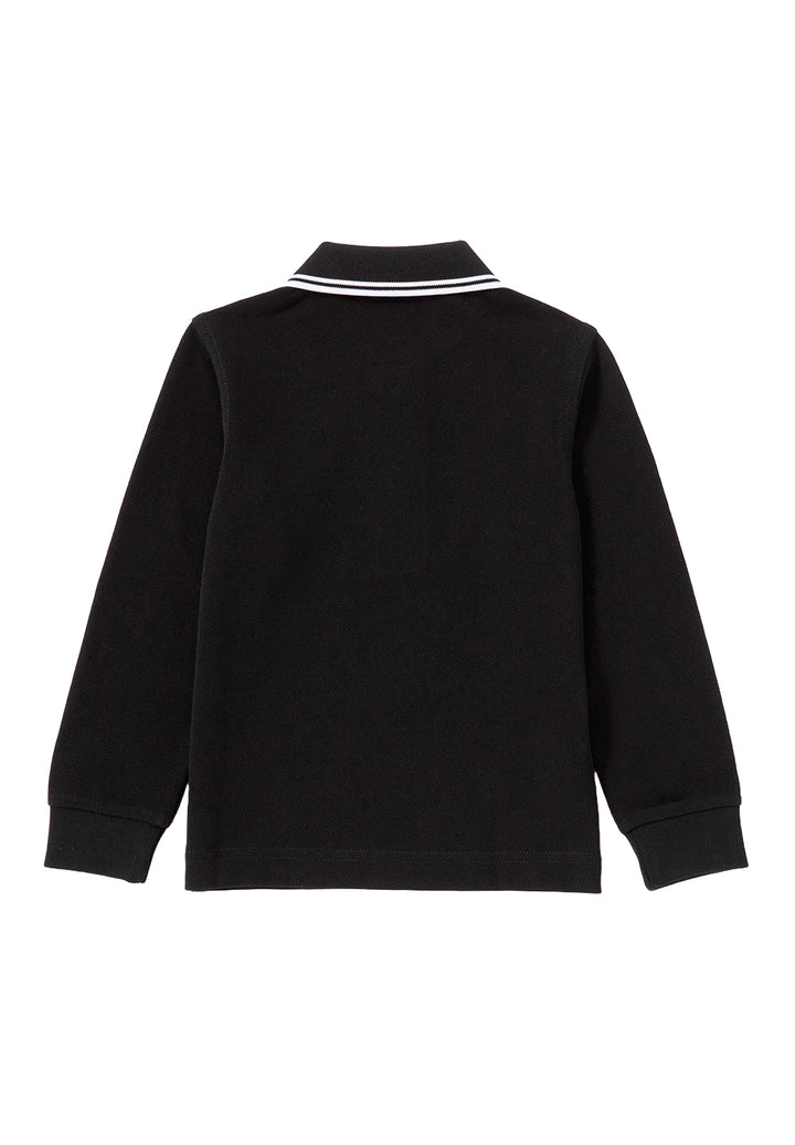 Schwarzes Poloshirt für Jungen