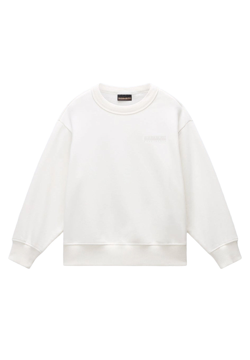 Sweat-shirt ras du cou crème pour enfant