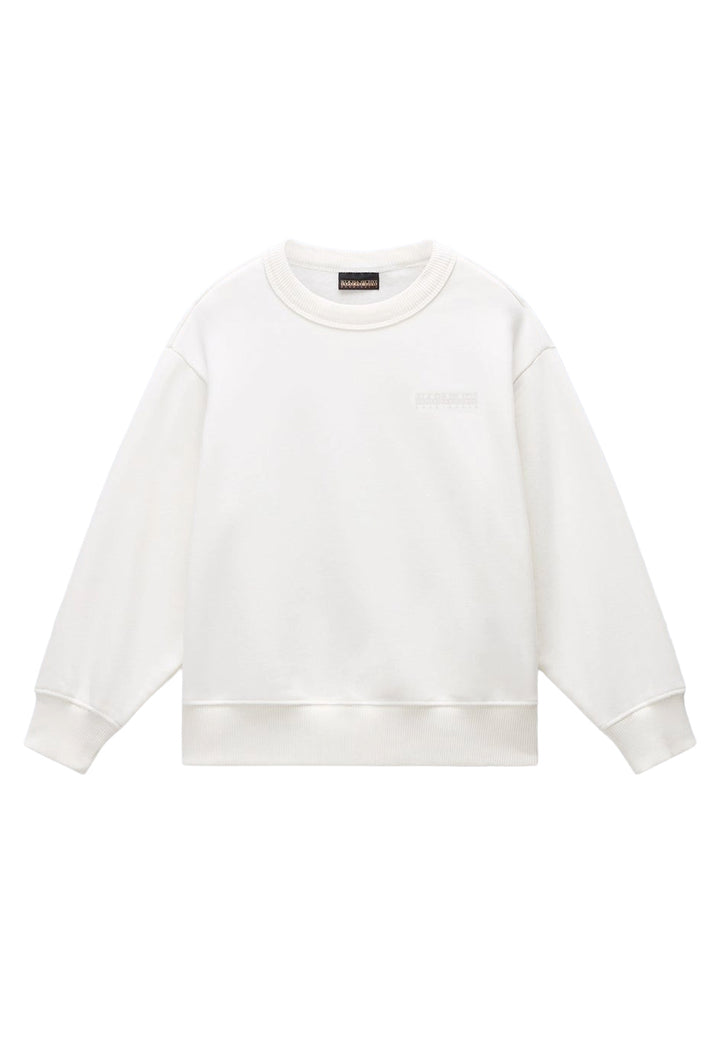 Sweat-shirt ras du cou crème pour enfant