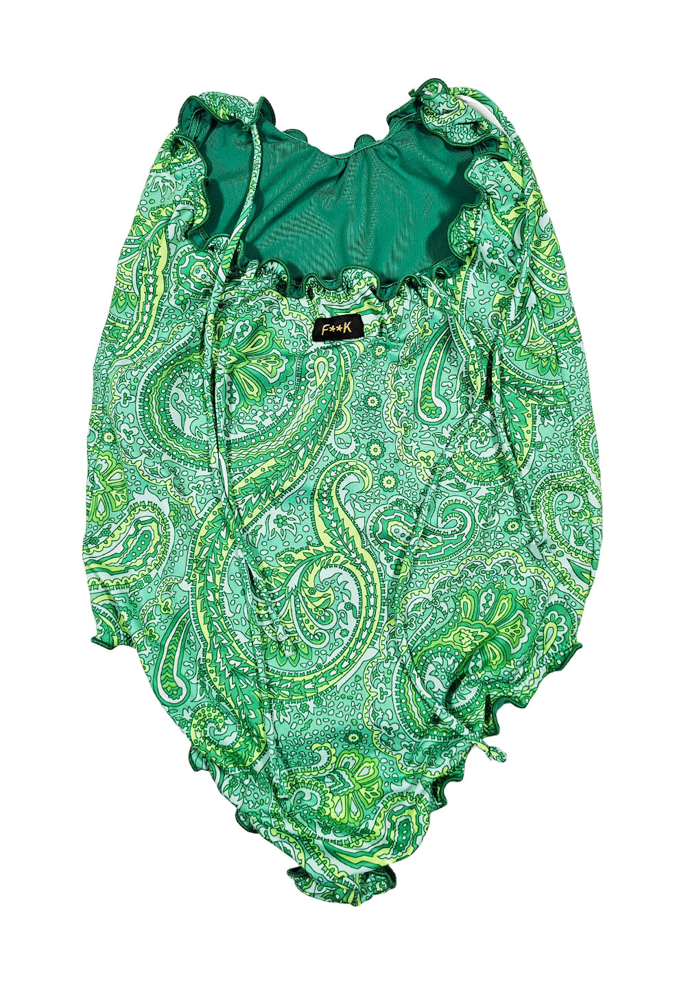 Costume intero verde per bambina