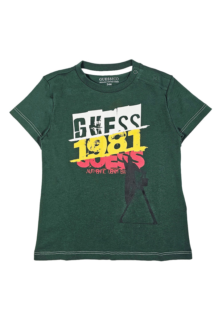 Grünes T-Shirt für Neugeborene