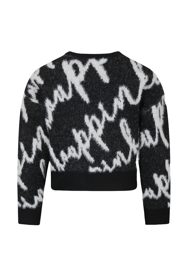 Maglione nero per bambina