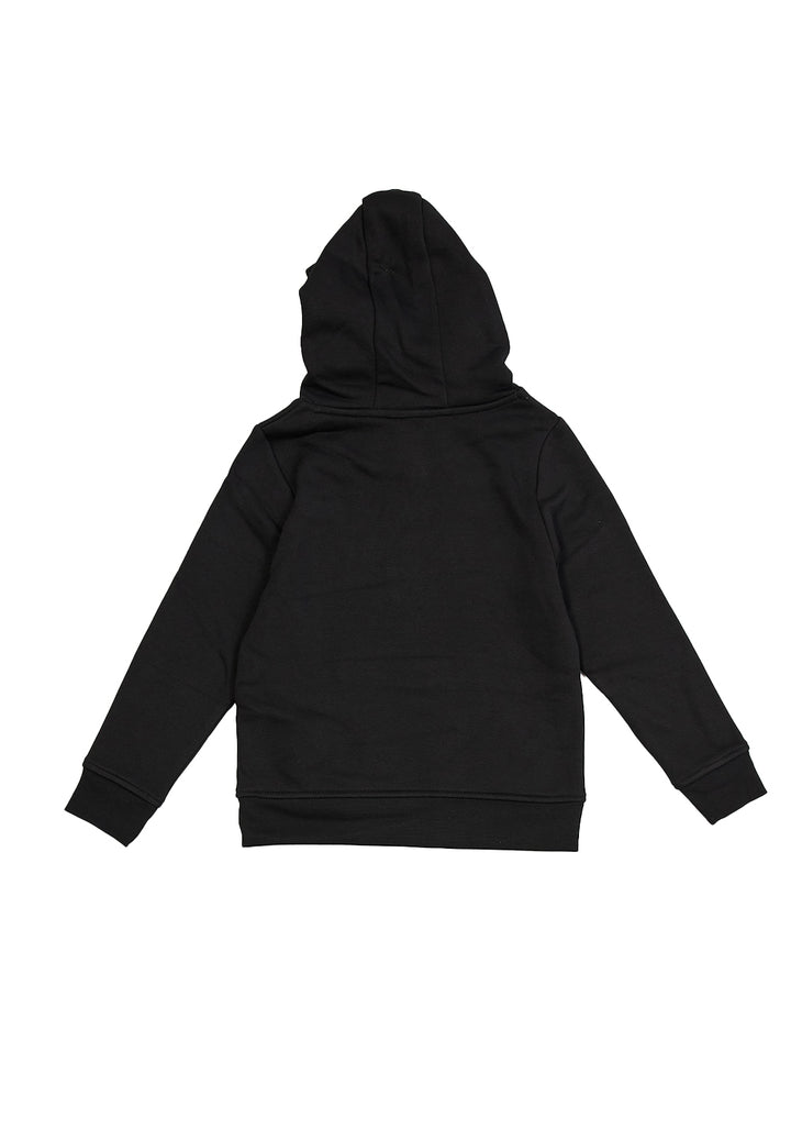 Schwarzes Kapuzensweatshirt für Jungen