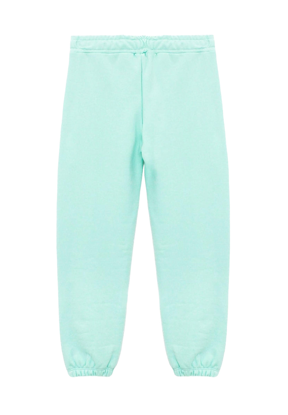 Pantalone felpa verde acqua per bambina