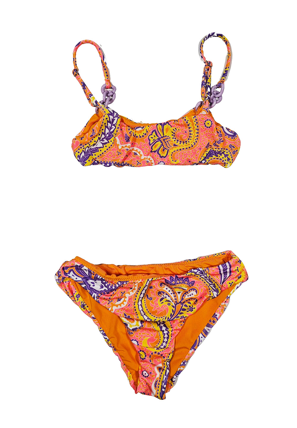 Costume bikini multicolor per bambina