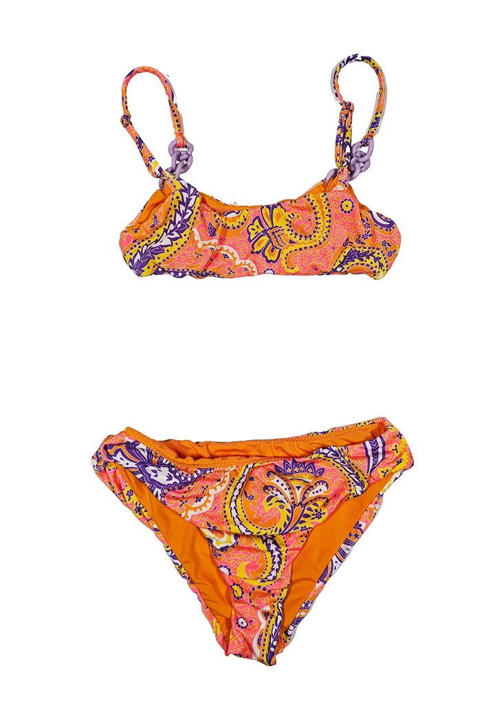 Costume bikini multicolor per bambina