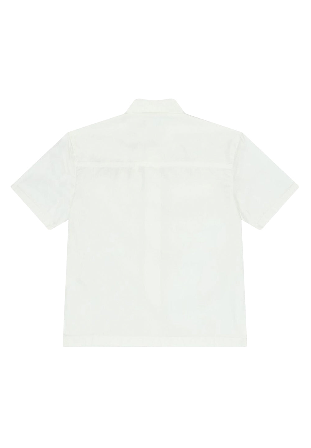 Camicia con zip bianca per bambino