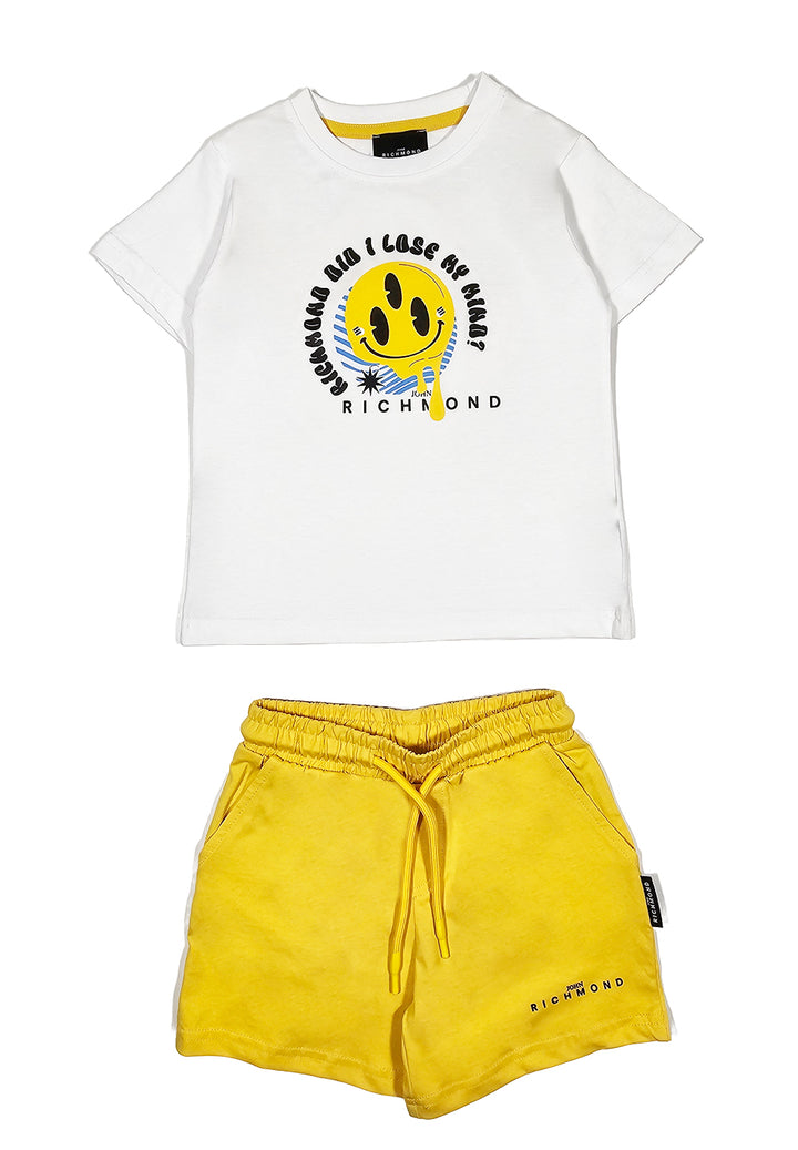 Ensemble blanc et jaune pour enfants