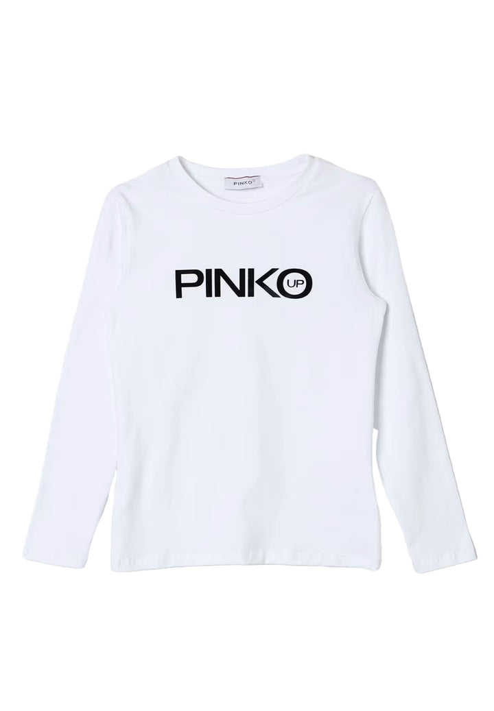 T-shirt bianca per bambina