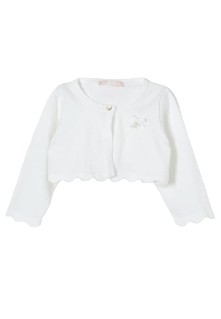 Cardigan crème pour bébé fille