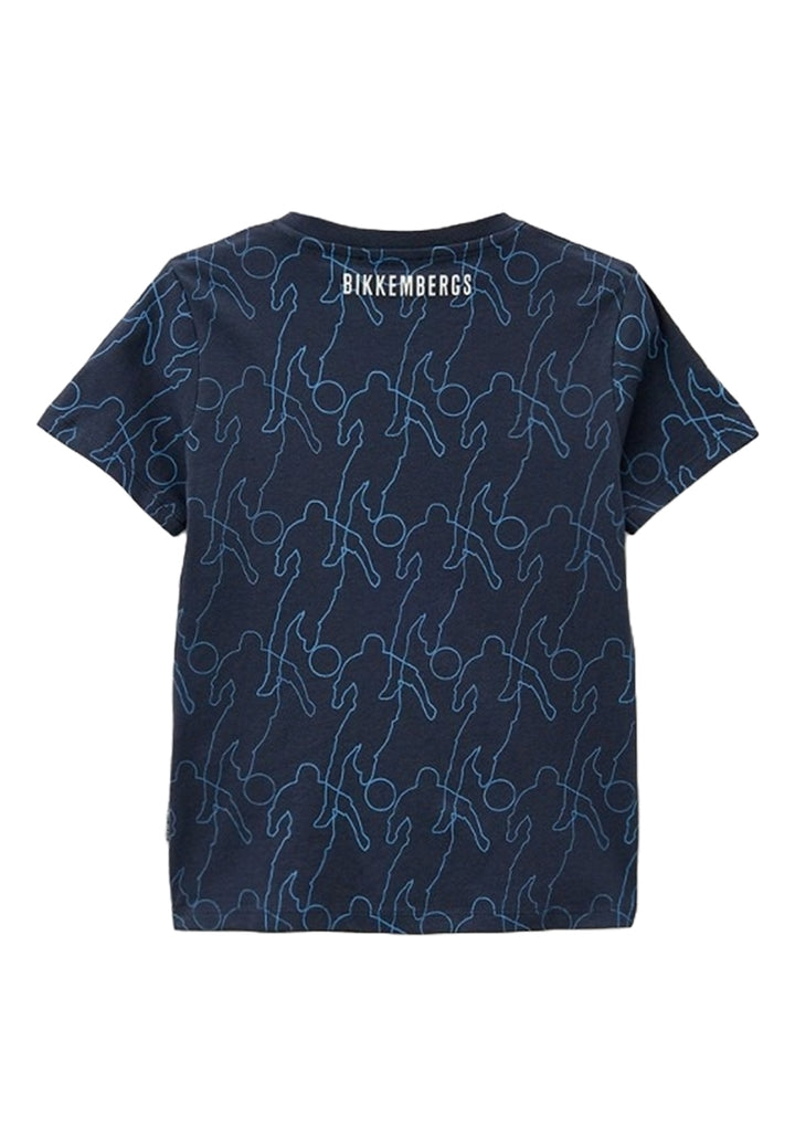 T-shirt blu per bambino