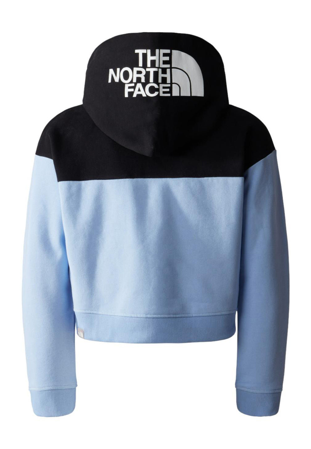 Felpa cappuccio nero-blu per bambina