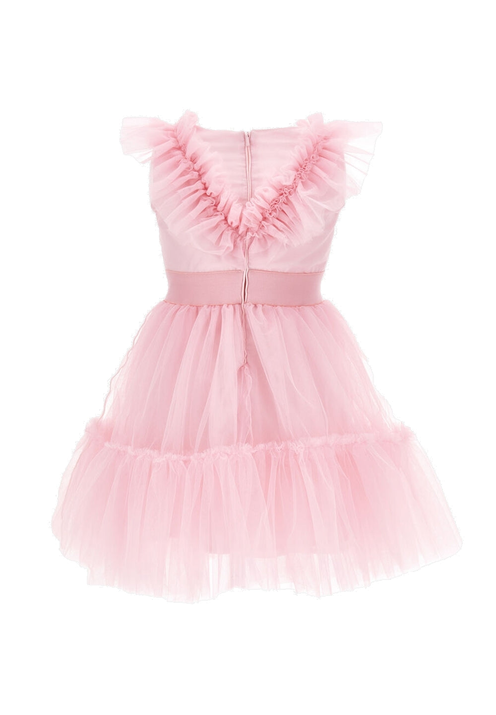 Vestito tulle rosa per bambina - Primamoda kids