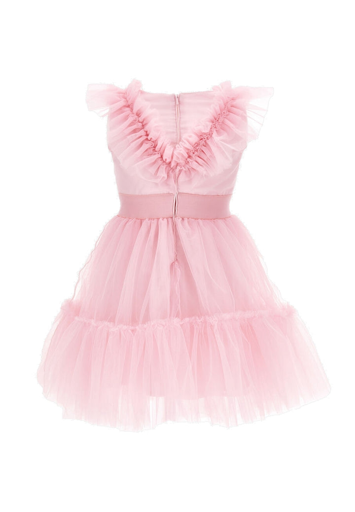 Vestito tulle rosa per bambina - Primamoda kids