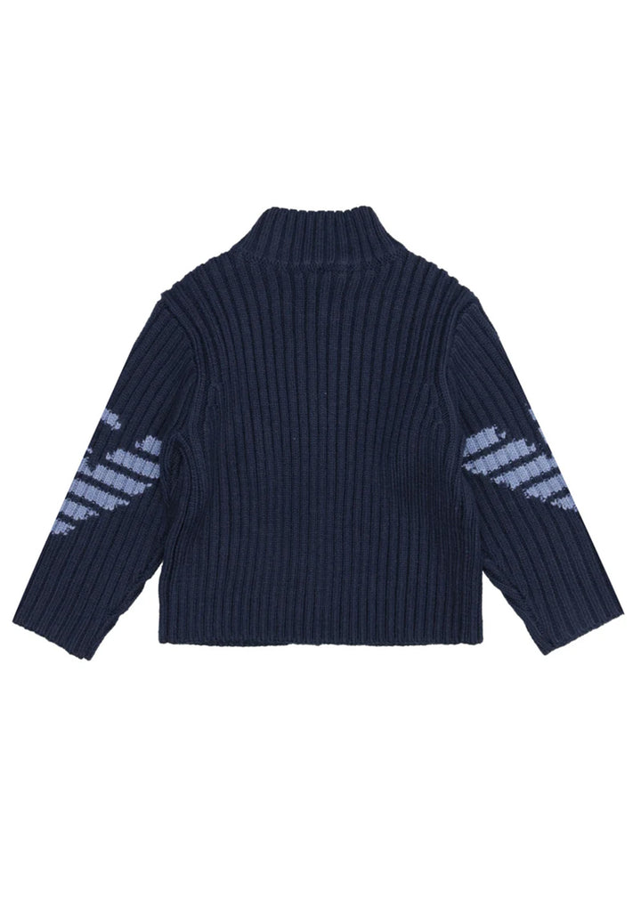 Cardigan blu navy per neonato