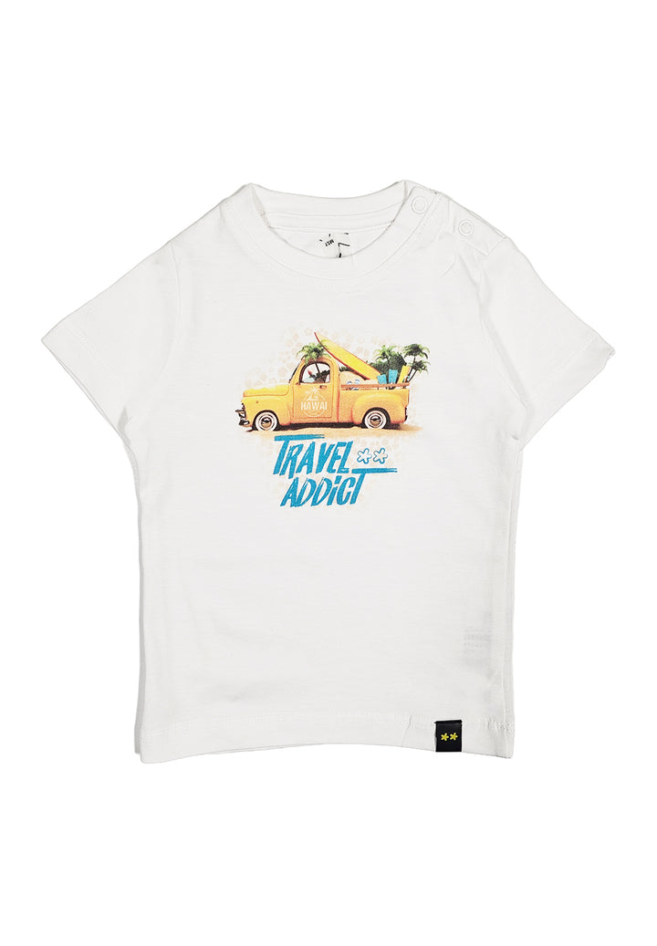 T-shirt bianca per neonato - Primamoda kids